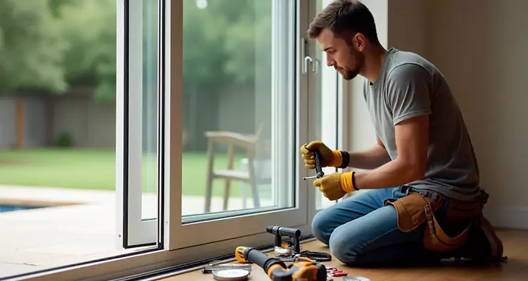 Squeaky Sliding Patio Doors in Cupertino, CA