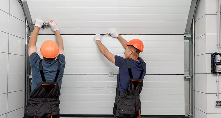 Garage Door Bottom Panel Repair in Cupertino, CA